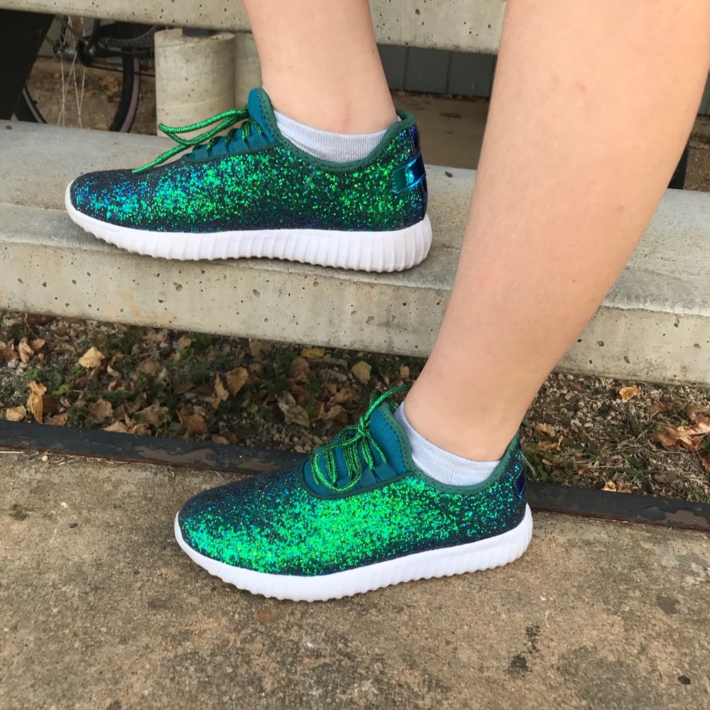 Glitter fashion sneaker